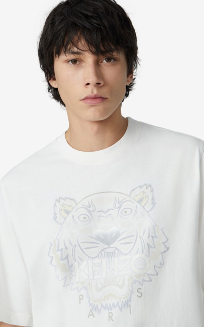 Kenzo Men Gradient Tiger T-shirt White